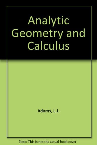 Analytic Geometry and Calculus