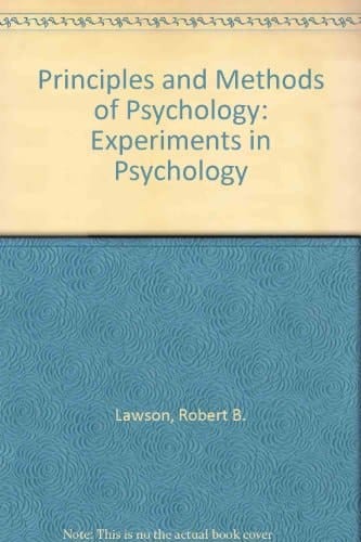 Experiments Psychology Kit Prin Methods Boxed10