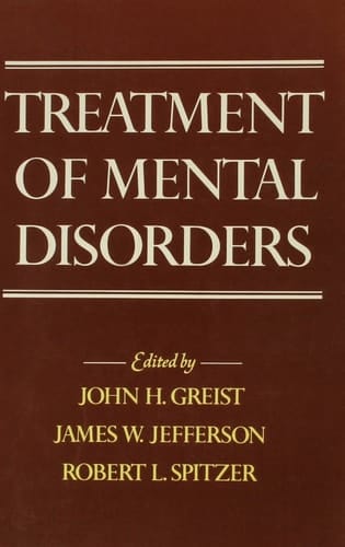 Treatment of Mental Disorders