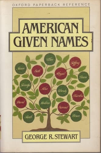 American Given Names: Their Origin and History in the Context of the English Language (Oxford Quick Reference)