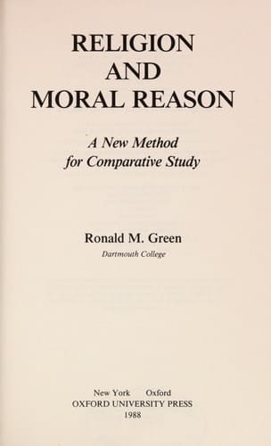 Religion and Moral Reason: A New Method for Comparative Study
