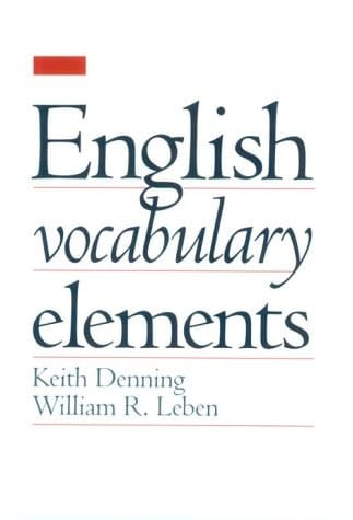 English Vocabulary Elements