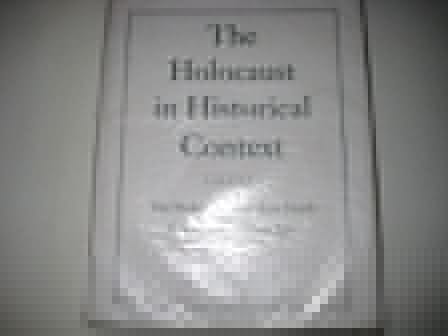 The Holocaust in Historical Context: Volume 1: The Holocaust and Mass Death before the Modern Age