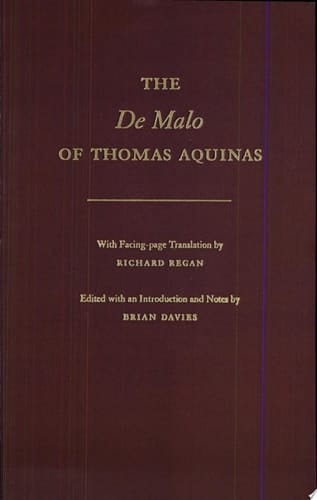 The De Malo of Thomas Aquinas