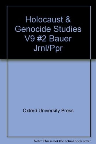 Holocaust and Genocide Studies: Volume 9: No. 2