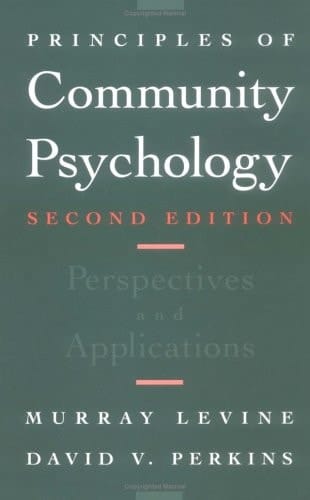 Principles of Community Psychology: Perspectives and Applications