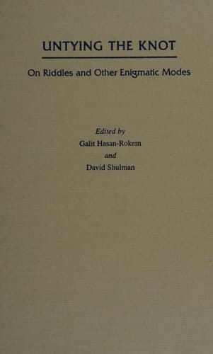 Untying the Knot: On Riddles and Other Enigmatic Modes