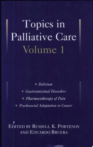 Topics in Palliative Care