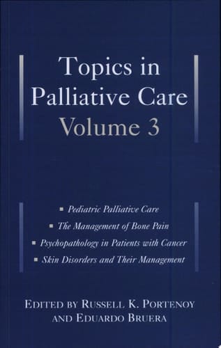 Topics in Palliative Care, Vol. 3