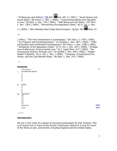 Free Markets and Social Justice