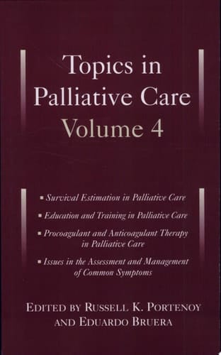 Topics in Palliative Care, Volume 4