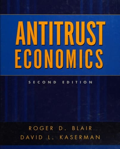 Antitrust Economics