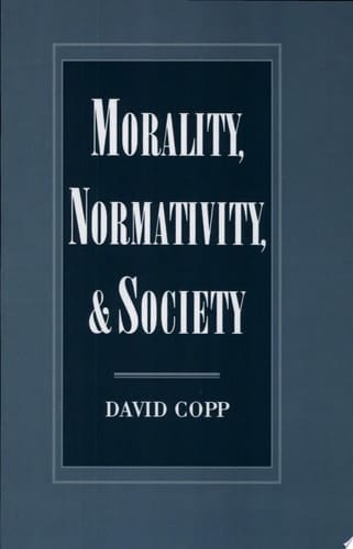 Morality, Normativity, and Society