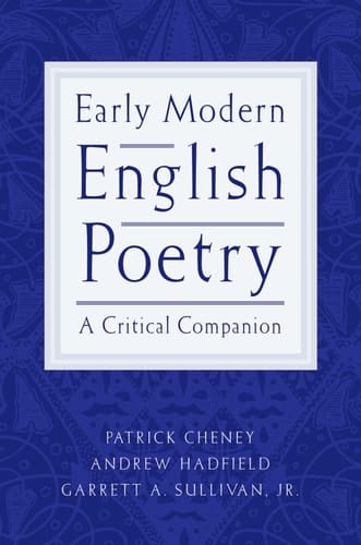 Early Modern English Poetry: A Critical Companion