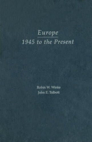 Europe, 1945 to the Present