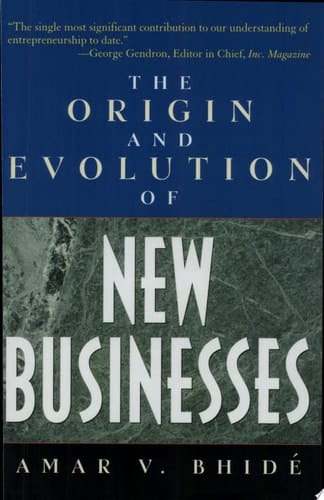 The Origin and Evolution of New Businesses