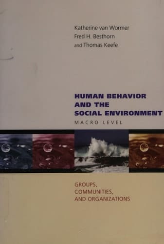 Human Behavior and the Social Environment: Macro Level: Groups, Communities, and Organizations