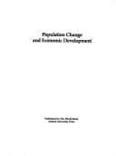Population Change and Economic Development