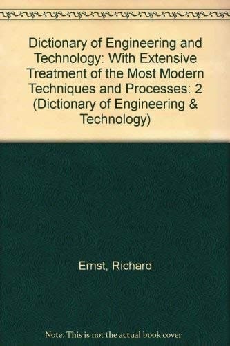Dictionary of Engineering and Technology: Volume II:English-German
