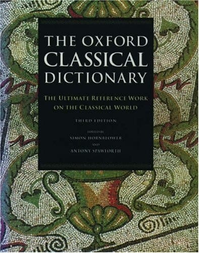 The Oxford Classical Dictionary: Book and CD ROM