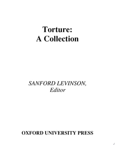 Torture: A Collection