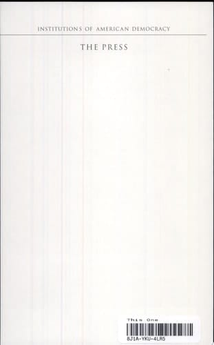 The Institutions of American Democracy: The Press (Institutions of American Democracy Series)