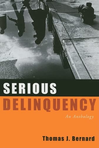 Serious Delinquency: An Anthology