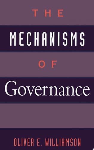 Mechanisms of Governance