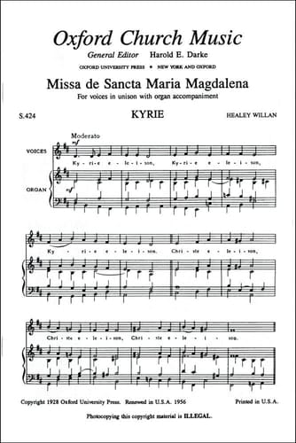 Missa de Sancta Maria Magdalena in D