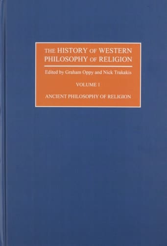 The History of Western Philosophy of Religion