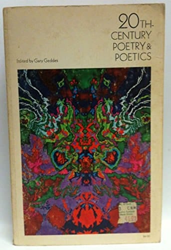 20th-century Poetry & Poetics