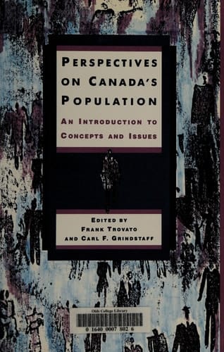 Perspectives on Canada's Population