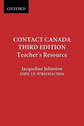 Contact Canada: Teacher's Resource