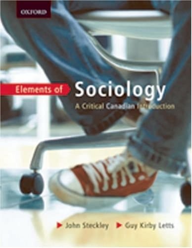 Elements of Sociology: A Critical Canadian Introduction