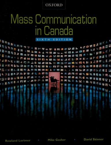 Mass Communication in Canada