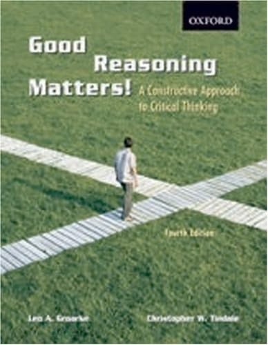 Good Reasoning Matters!: A Constructive Approach to Critical Thinking