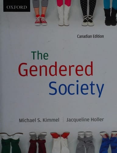 Gendered Society Canadian Edition