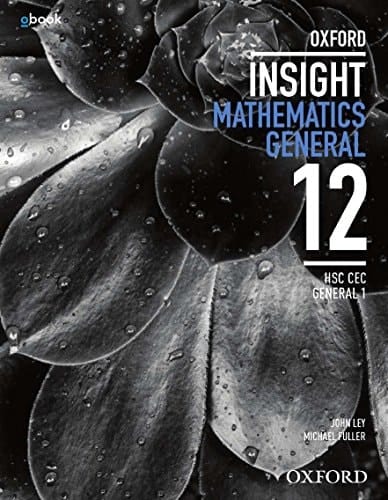 Oxford Insight Mathematics General HSC CEC 1 Student Book + obook