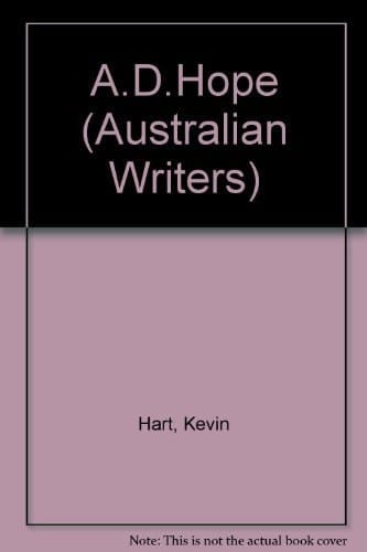 A.D. Hope (Australian Writers)