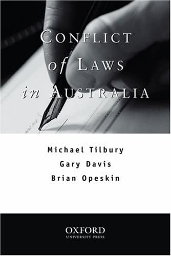 Conflict of Laws in Australia