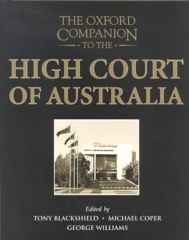 The Oxford Companion to the High Court of Australia