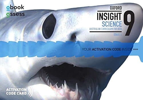 Oxford Insight Science 9 Australian Curriculum For Nsw Obook/assess Code Card