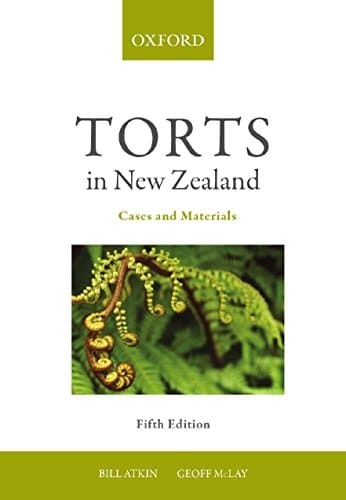 Torts in New Zealand: Cases and Materials 5e
