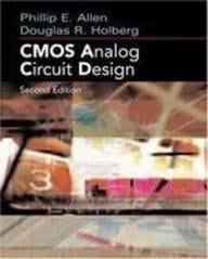 CMOS Analog Circuit Design (Indian Edition, Second Edition)