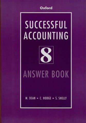 Successful Accounting 8: Answer Book (Successful Accounting)
