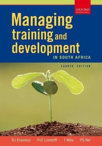 Training Management in South Africa: A Practical Approach to Human Resource Development