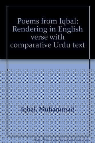 Poems from Iqbal: Renderings in English Verse with Comparative Urdu Text