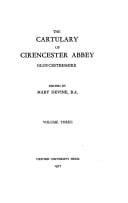 Cartulary Cirencester Abbey Cloucester Vol 3 08 (v. 3)