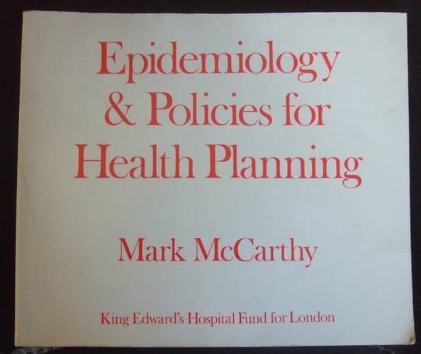 Epidemiology and Policies for Health Planning