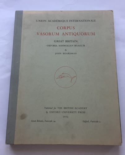 Corpus Vasorum Antiquorum: Great Britain, Fascicule 14 Oxford, Fascicule 3